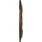 Ekena Millwork Rose Ceiling Medallion (Fits Canopies up to 13 1/2"), Hand-Painted Brass, 33 7/8"OD x 2 3/8"P CM33ROBRS - alternate 2